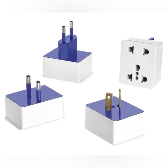 Travel Smart Dual Outlet Adapter Plug Set - Picture 2 of 6